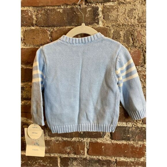 Carter’s Baby Blue Cardigan Sweater Baby Size 9 Months 26-28” NWT - Picture 5 of 5